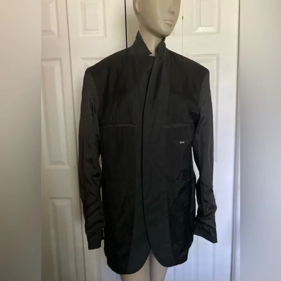 Boss Hugo Boss The Grand Central Gray Blazer Sport Coat Blazer Jacket 46L